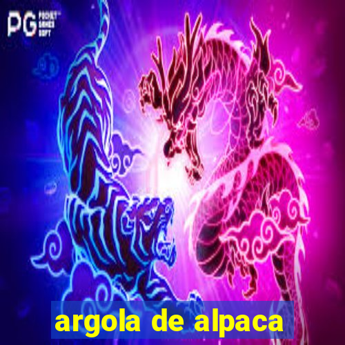 argola de alpaca