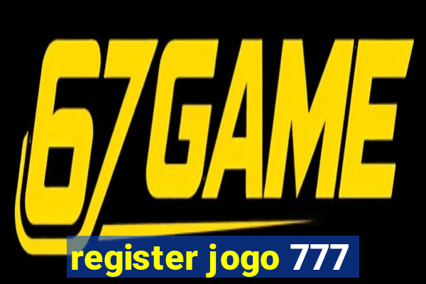 register jogo 777