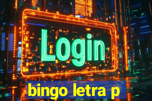 bingo letra p