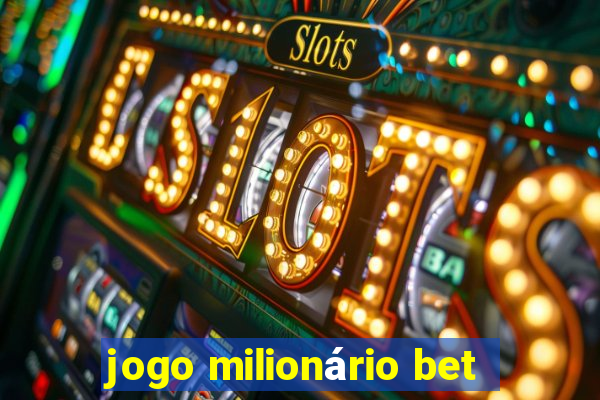 jogo milionário bet