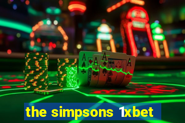 the simpsons 1xbet