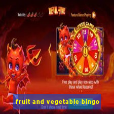 fruit and vegetable bingo