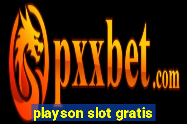 playson slot gratis