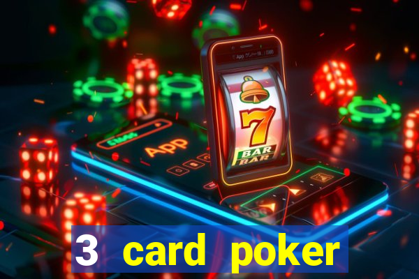 3 card poker casino game