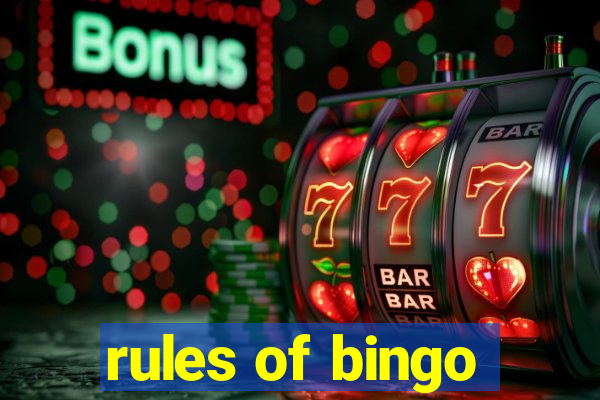 rules of bingo