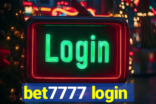 bet7777 login