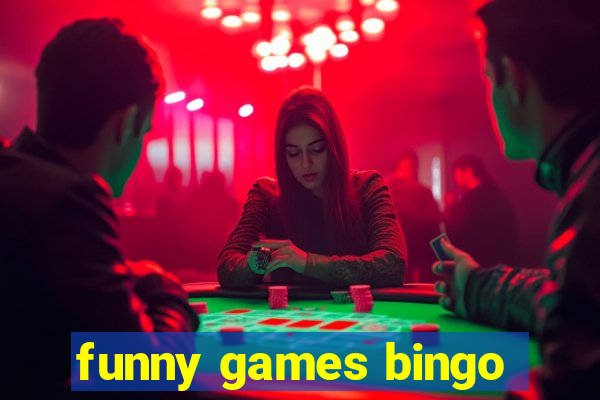 funny games bingo