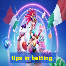 tips in betting