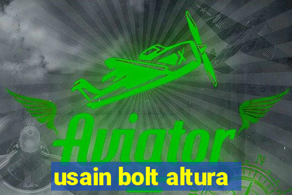 usain bolt altura