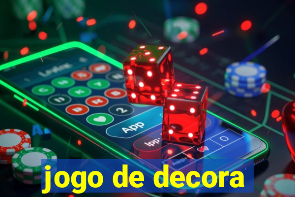 jogo de decora