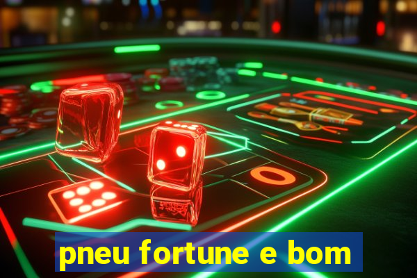 pneu fortune e bom