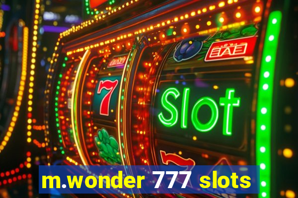 m.wonder 777 slots