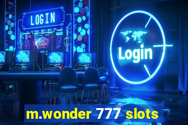 m.wonder 777 slots