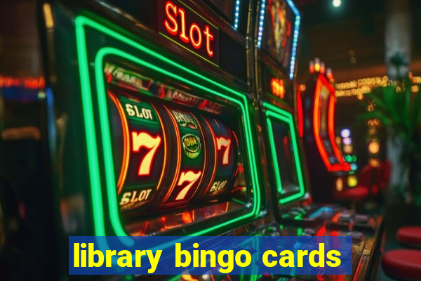 library bingo cards