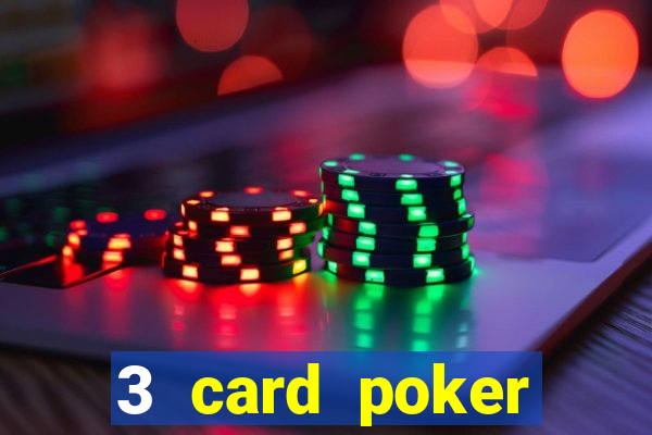 3 card poker casino rules