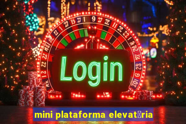 mini plataforma elevat贸ria