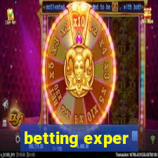 betting exper