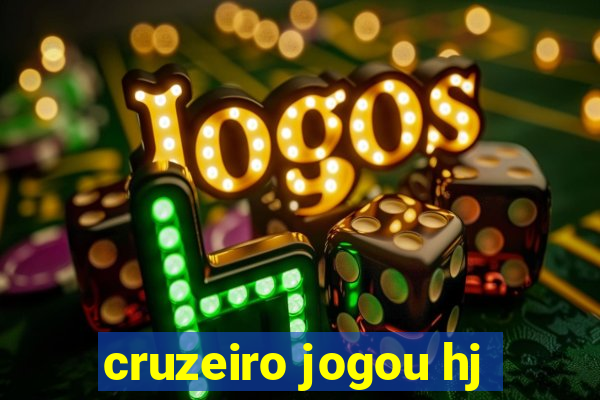 cruzeiro jogou hj