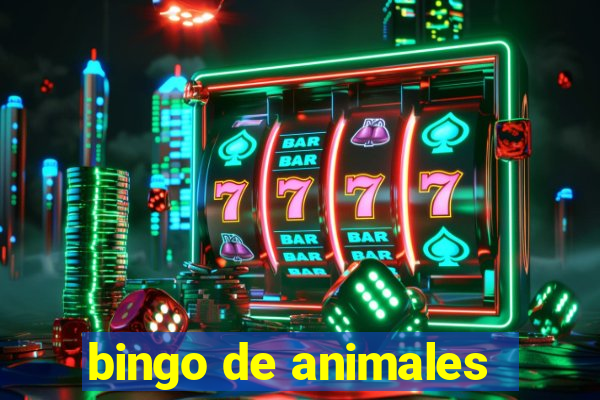 bingo de animales