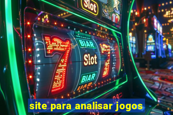 site para analisar jogos