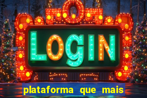 plataforma que mais ta pagando no fortune tiger