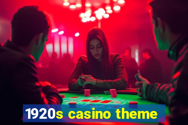 1920s casino theme