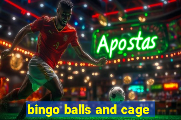 bingo balls and cage