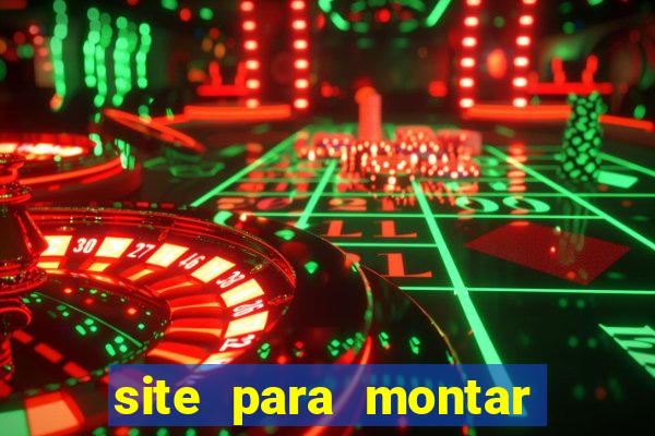 site para montar time de futebol