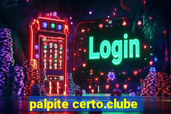 palpite certo.clube