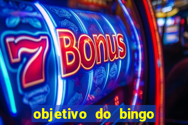 objetivo do bingo de letras