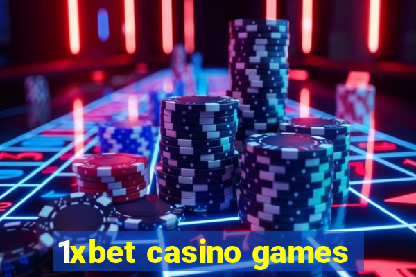 1xbet casino games