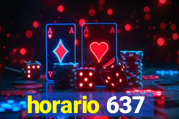 horario 637