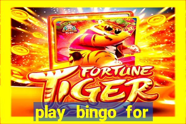 play bingo for money online