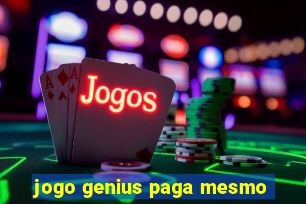 jogo genius paga mesmo