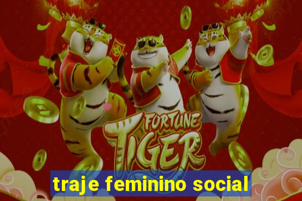 traje feminino social