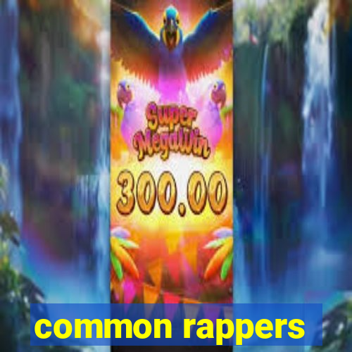 common rappers