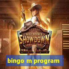 bingo m program