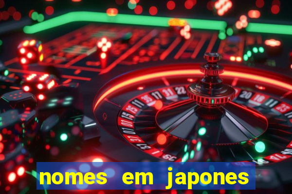 nomes em japones para jogo