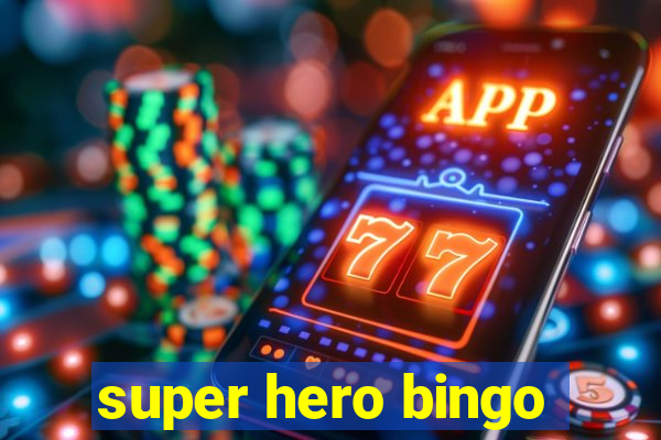 super hero bingo