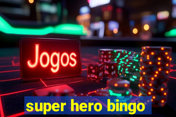 super hero bingo