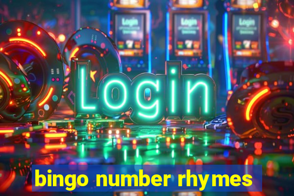 bingo number rhymes