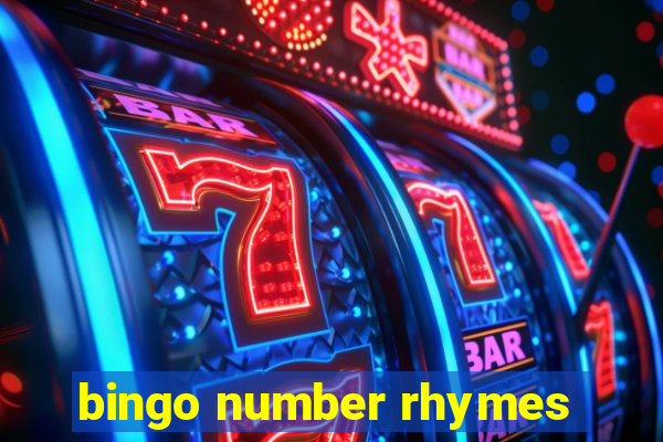 bingo number rhymes