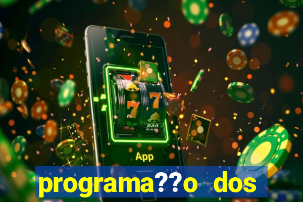 programa??o dos jogos de futebol