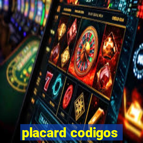 placard codigos