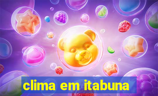 clima em itabuna