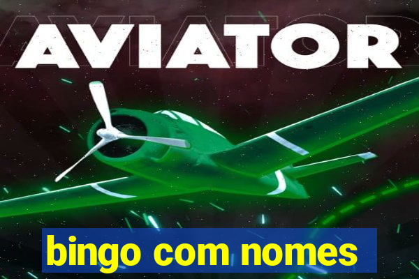 bingo com nomes