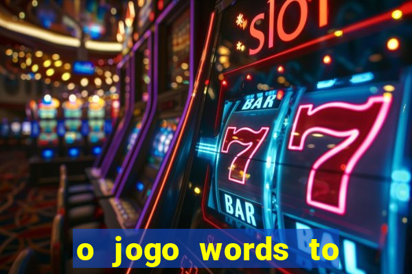 o jogo words to win paga mesmo