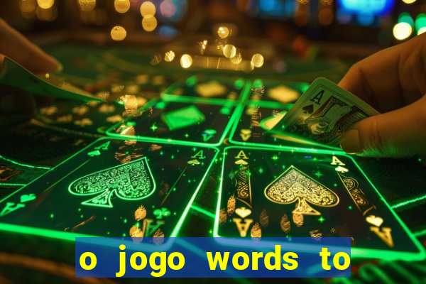 o jogo words to win paga mesmo