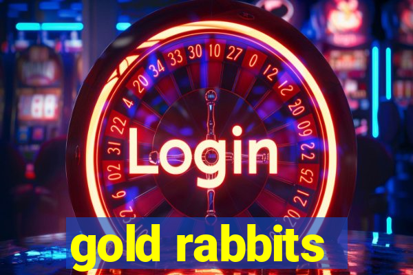 gold rabbits