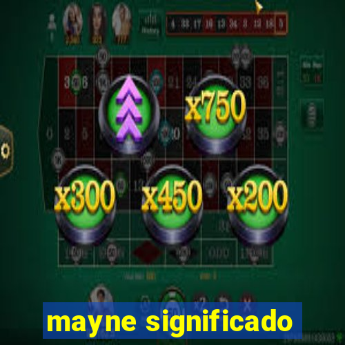 mayne significado